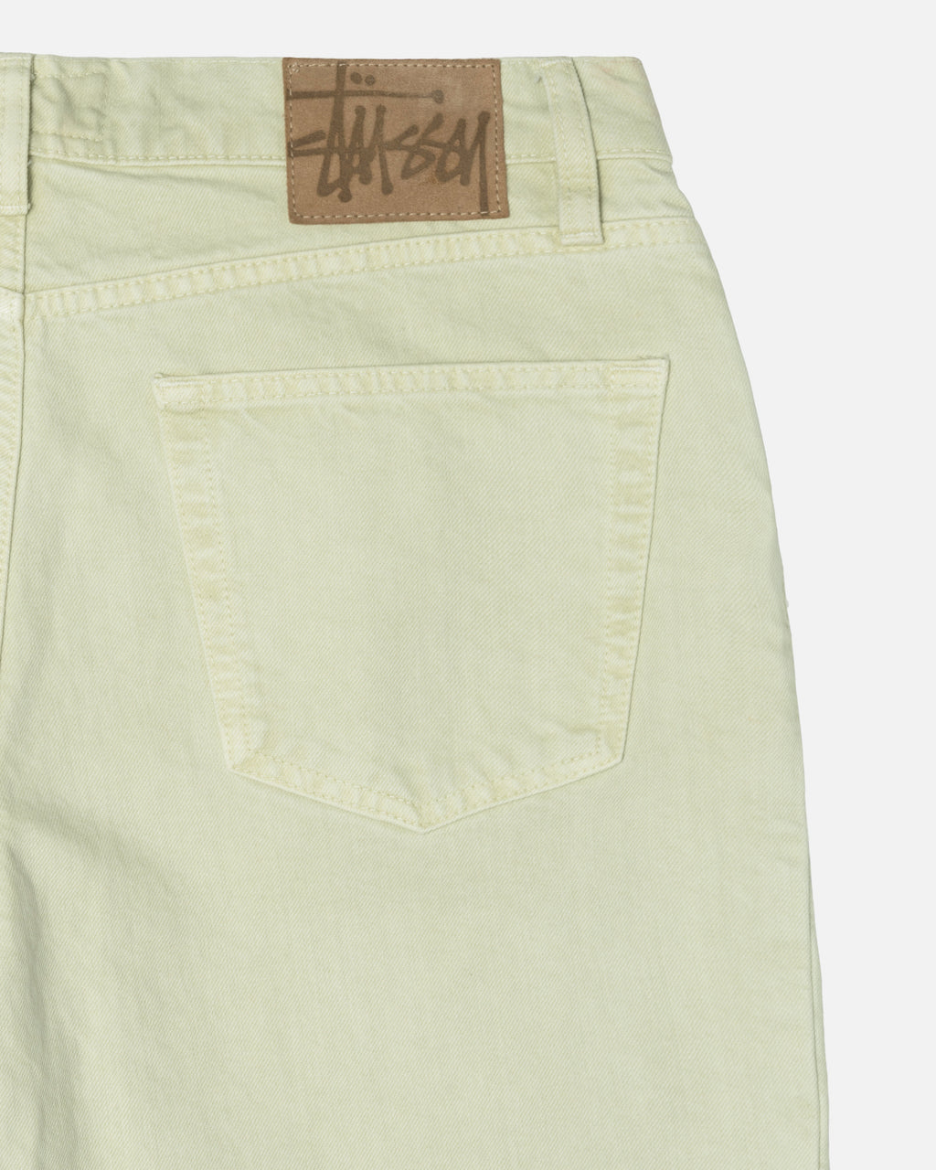 Stussy Double Dye Big 'ol Jeans Hvide | 0748LNMHU