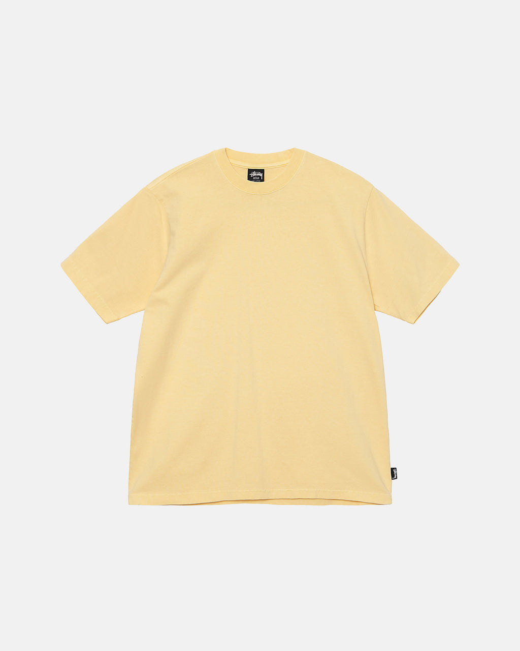 Stussy Heavyweight Pigment Dyed Crew Løbe T-shirt Gul | 1026DJIVC