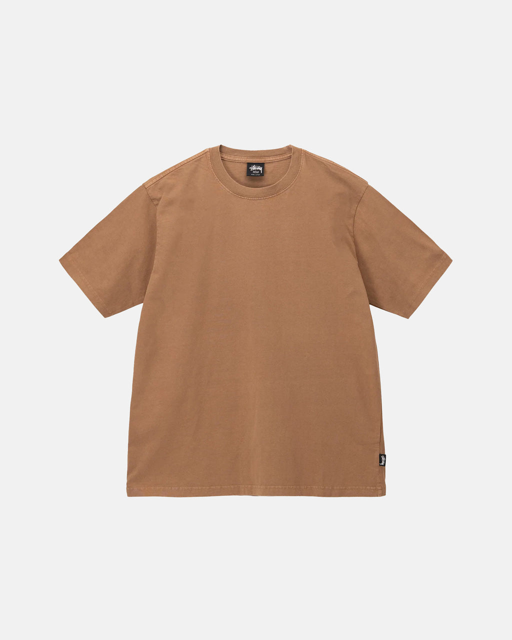 Stussy Heavyweight Pigment Dyed Crew Løbe T-shirt Brune | 6473TAIGF