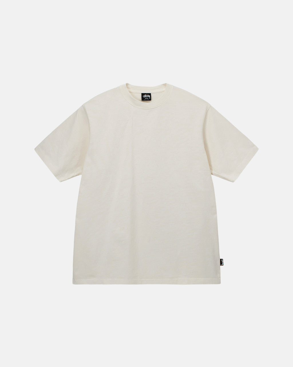 Stussy Heavyweight Pigment Dyed Crew Løbe T-shirt Beige | 6759POZWH