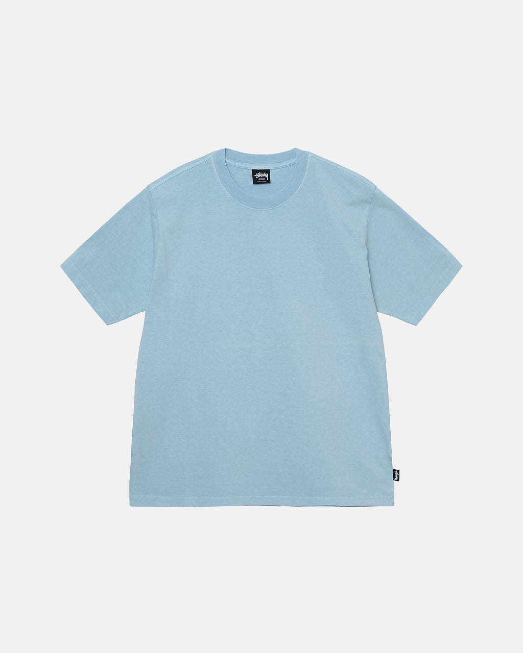 Stussy Heavyweight Pigment Dyed Crew Løbe T-shirt Blå | 8354MJVUX