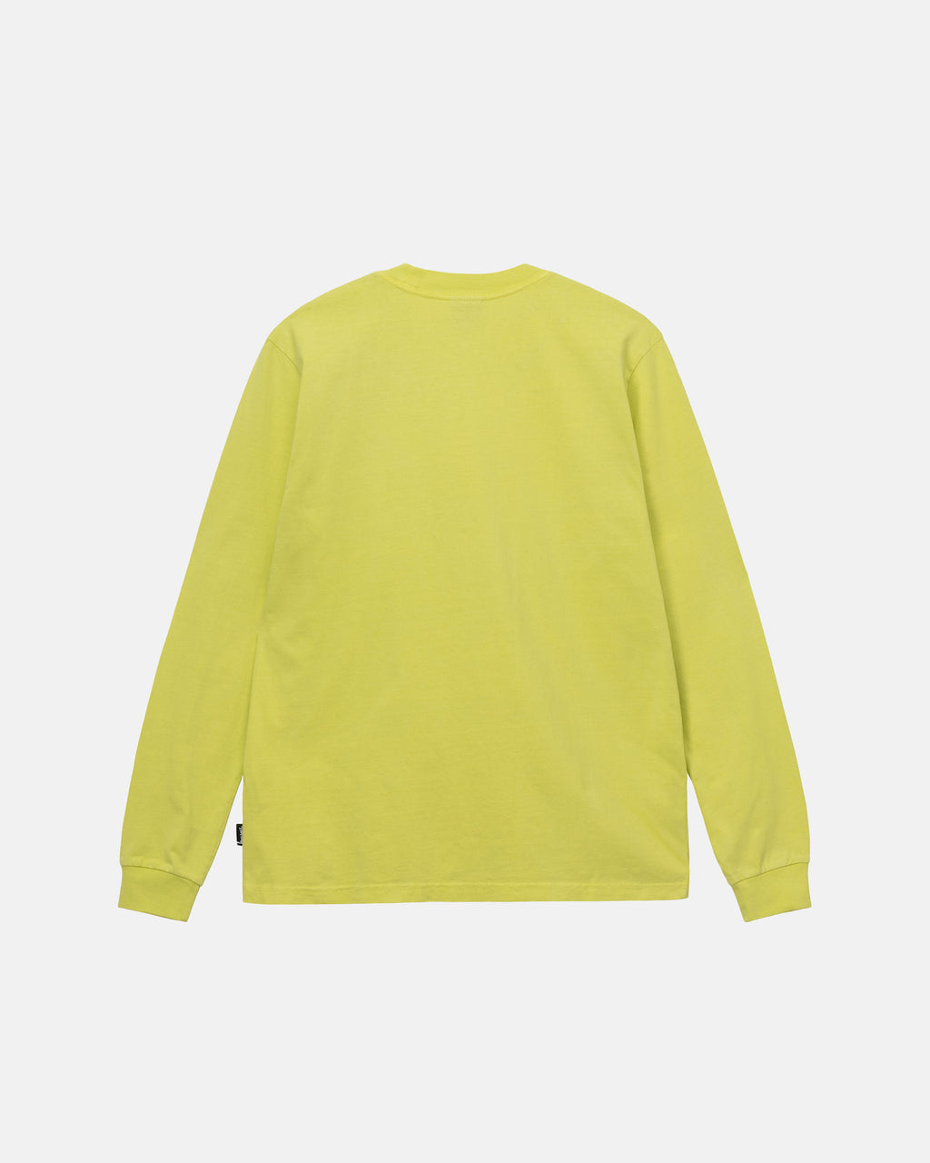 Stussy Heavyweight Pigment Dyed Ls Crew Skjorte Gul | 1324ONSTP