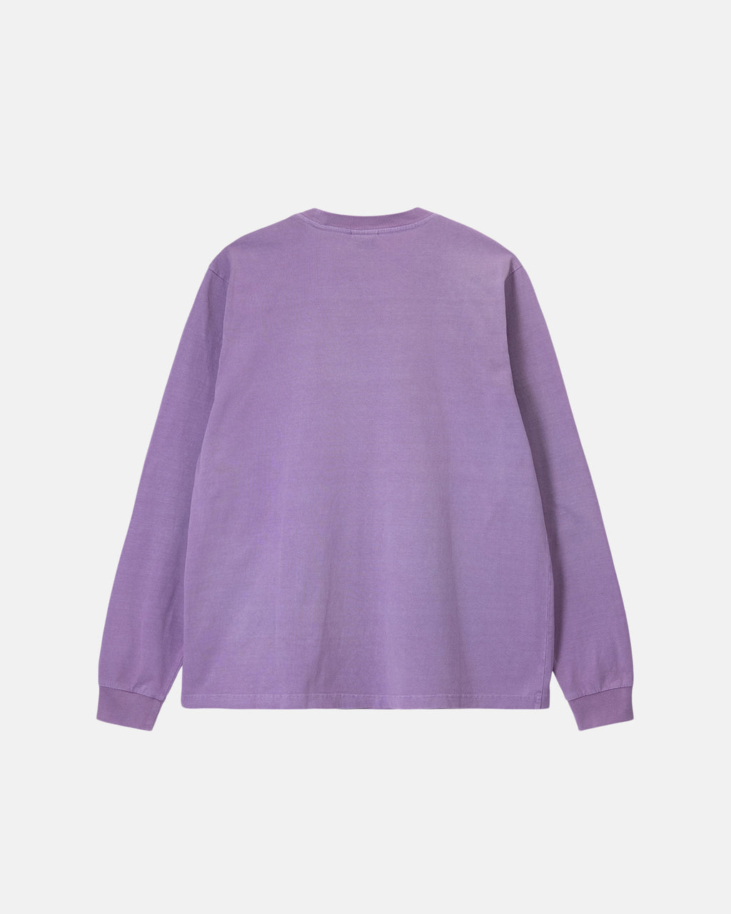 Stussy Heavyweight Pigment Dyed Ls Crew Løbe T-shirt Lavendel | 4812CFLVB