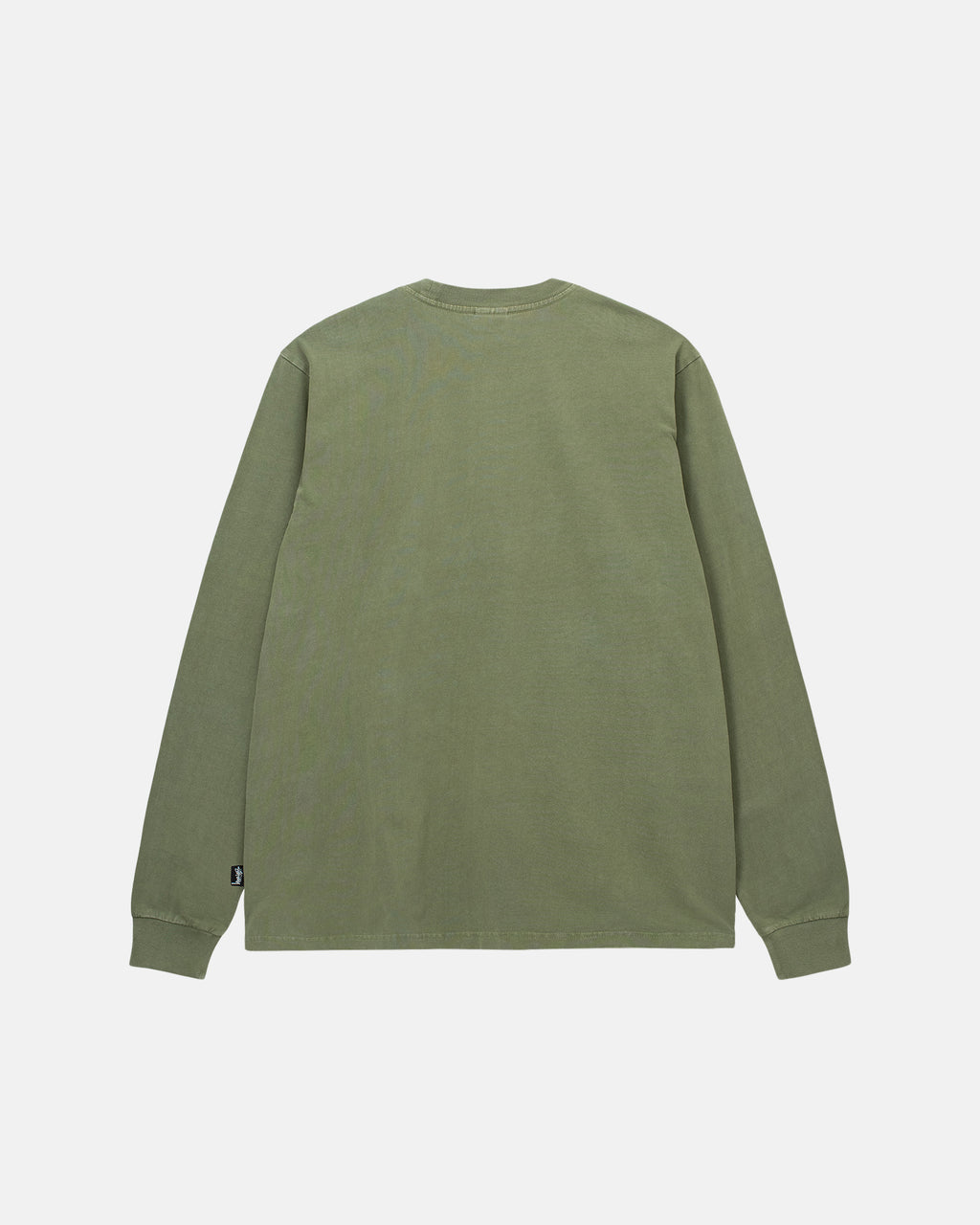 Stussy Heavyweight Pigment Dyed Ls Crew Løbe T-shirt Olivengrøn | 8731CLWEF