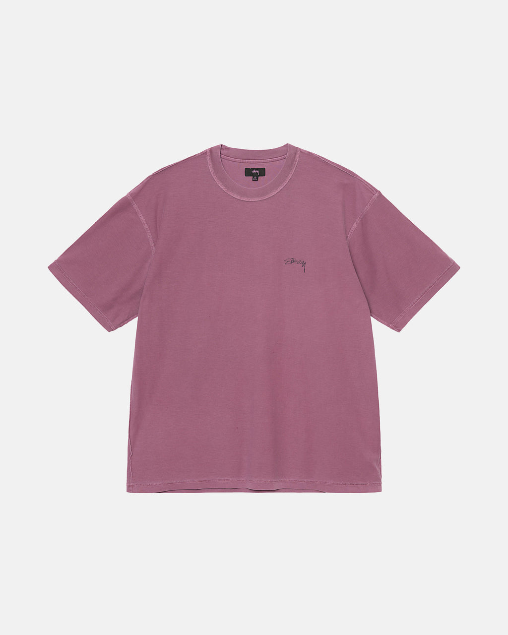 Stussy Lazy Løbe T-shirt Lilla | 0371ZODQS