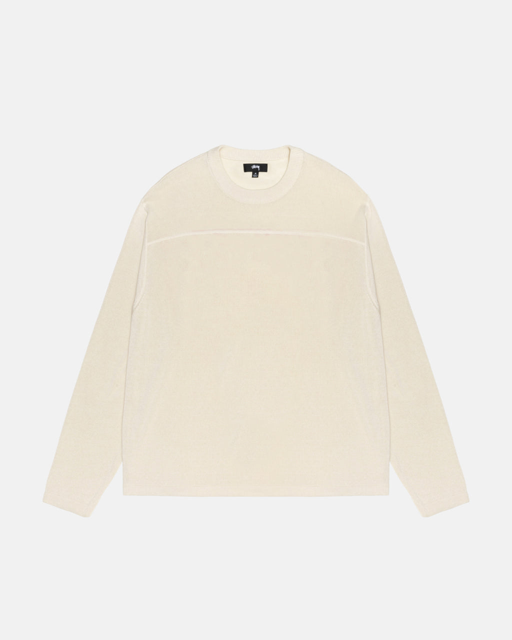 Stussy Lette Football Crew Skjorte Beige | 6750XMAOU