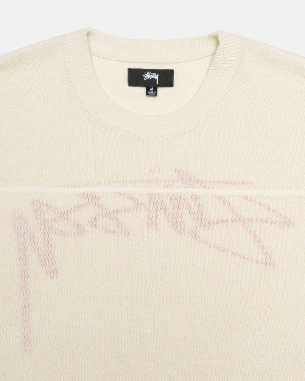 Stussy Lette Football Crew Skjorte Beige | 6750XMAOU