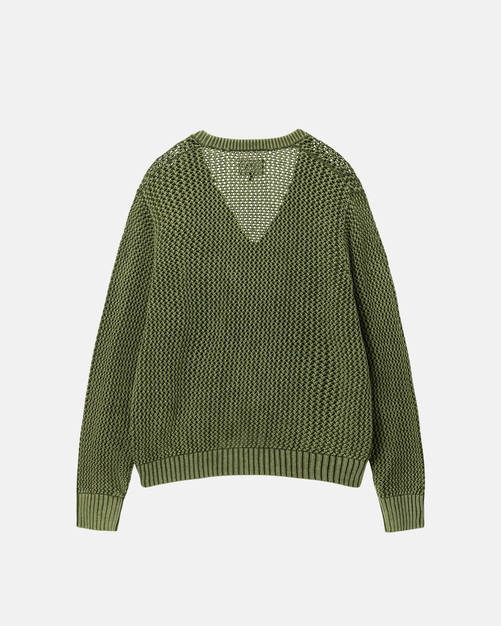 Stussy Loose Gauge Cardigan Trøjer Olivengrøn | 2516XUDYG