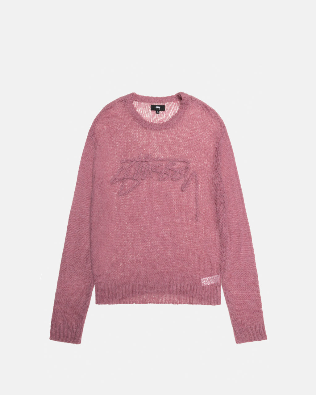 Stussy Loose Knit Logo Trøjer Lilla | 7682YAUWQ