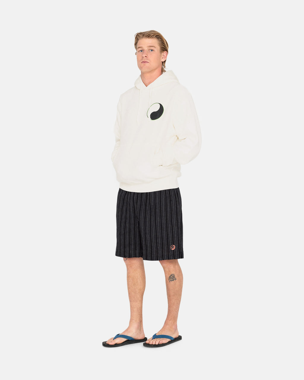 Stussy Our Legacy Arbejds Shop Laguna Shorts Flerfarvede Striber Beige | 0269KOUWH