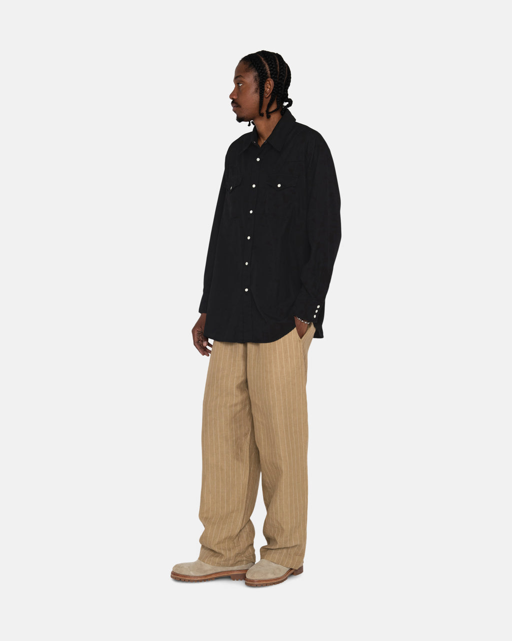 Stussy Our Legacy Arbejds Shop Ranch Skjorte Sort | 8542EPZJQ