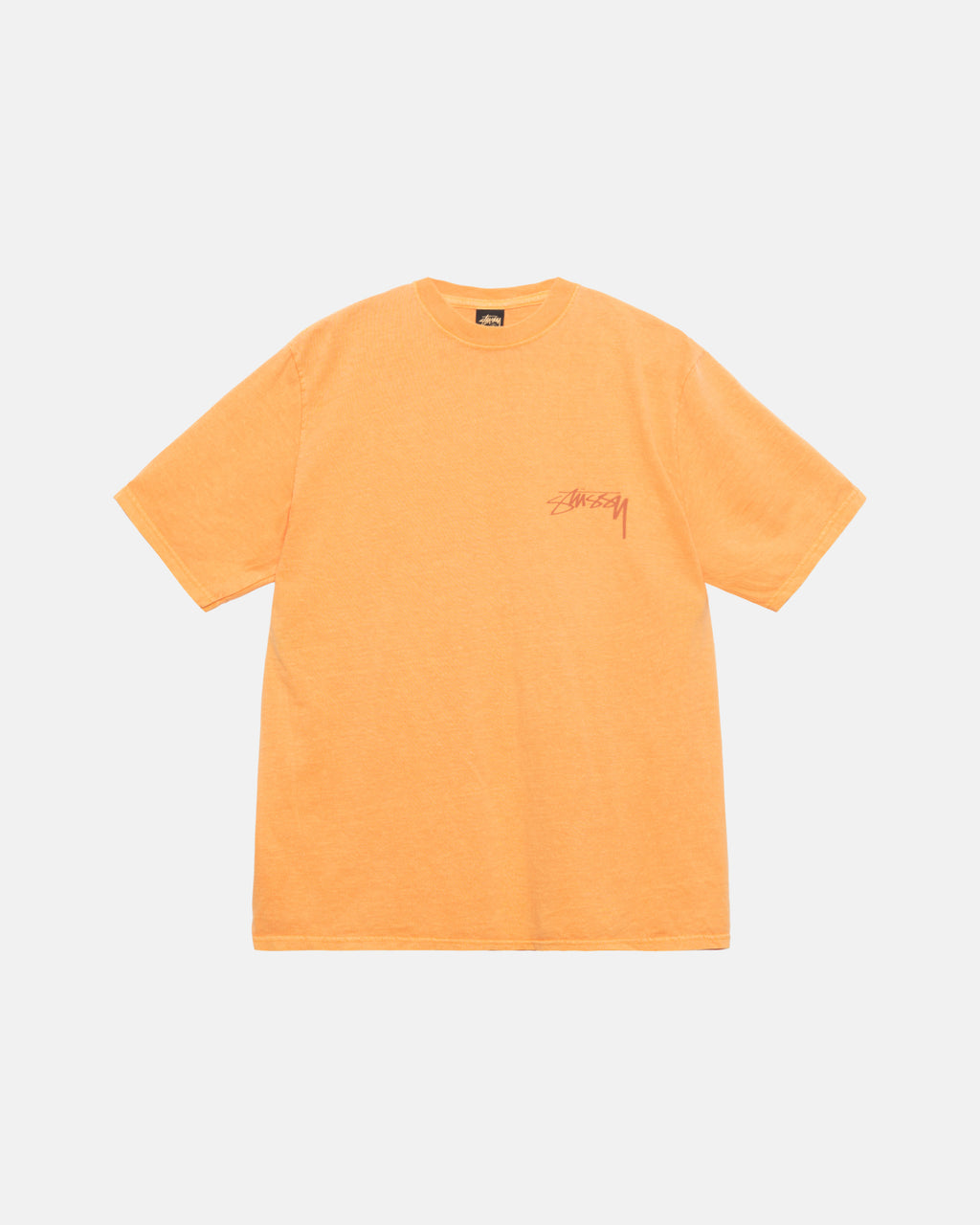 Stussy Our Legacy Dot Pigment Dyed Løbe T-shirt Abrikos | 2013JYOWU