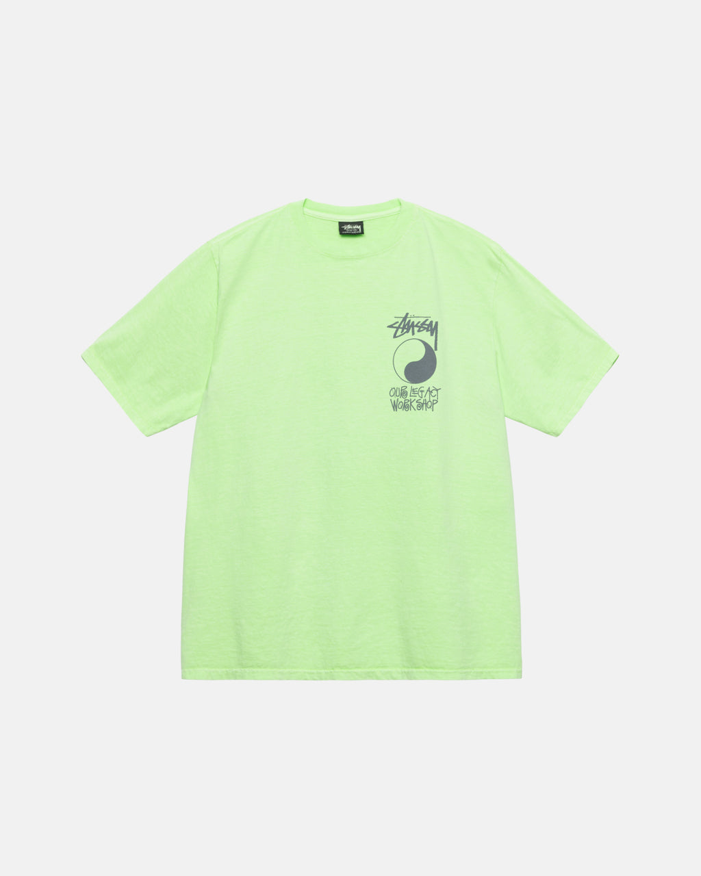 Stussy Our Legacy Frame Pigment Dyed Løbe T-shirt Paradise | 3628HKLTF