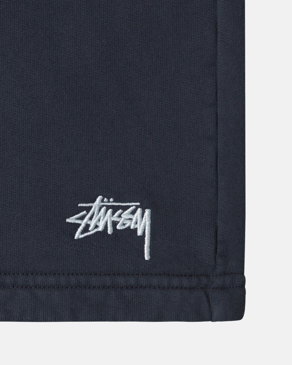 Stussy Overdyed Stock Logo Sweat Shorts Mørkeblå | 2716YSMUO