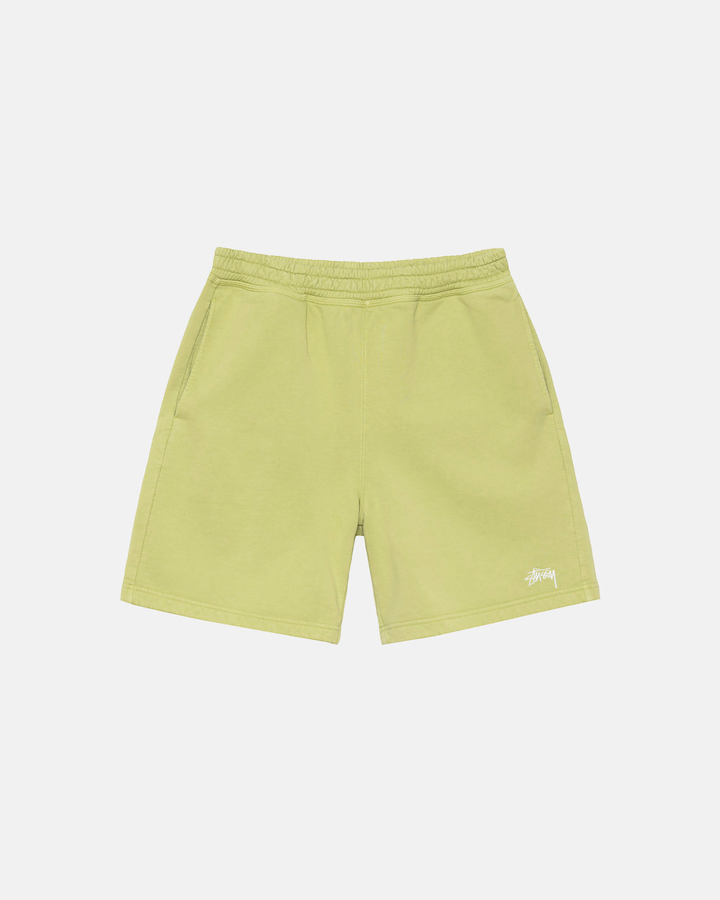 Stussy Overdyed Stock Logo Sweat Shorts Grøn | 5980BCTYQ