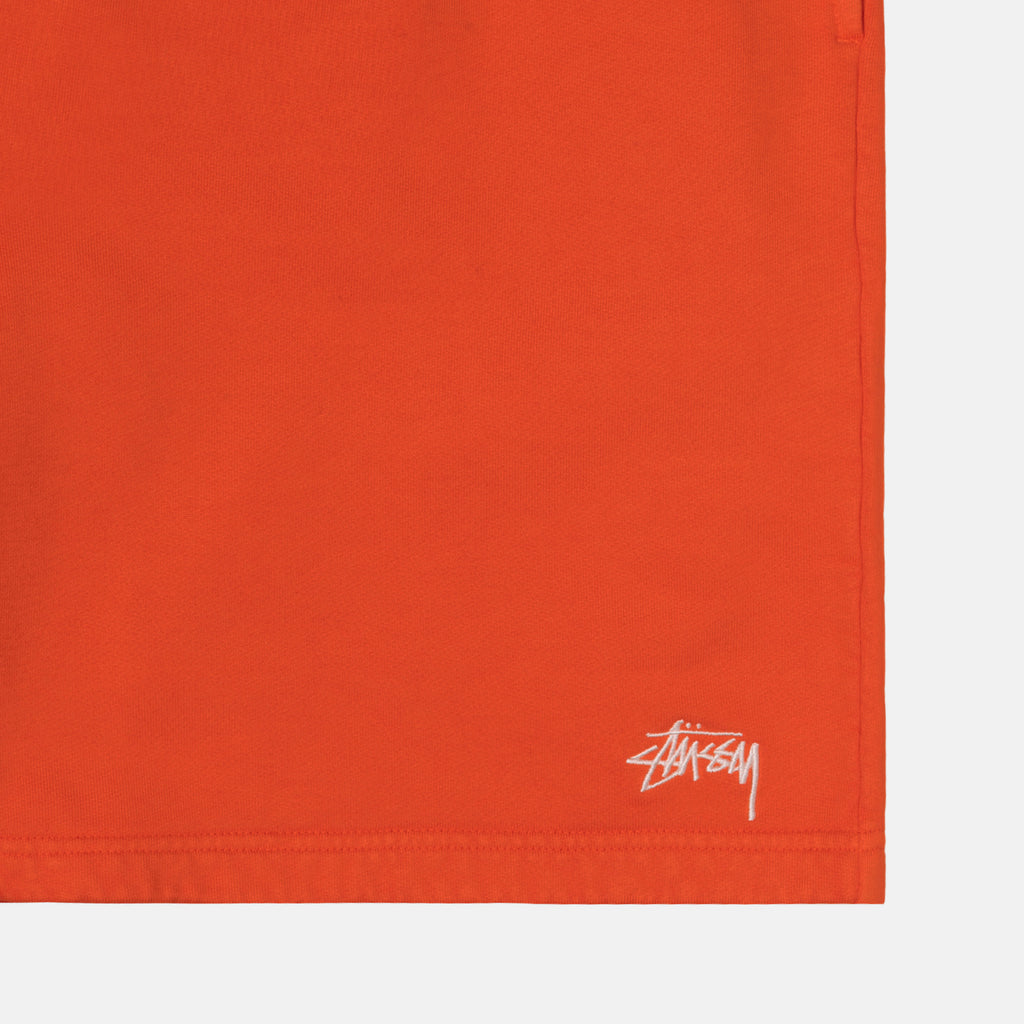 Stussy Overdyed Stock Logo Sweat Shorts Orange | 7184OGXBV