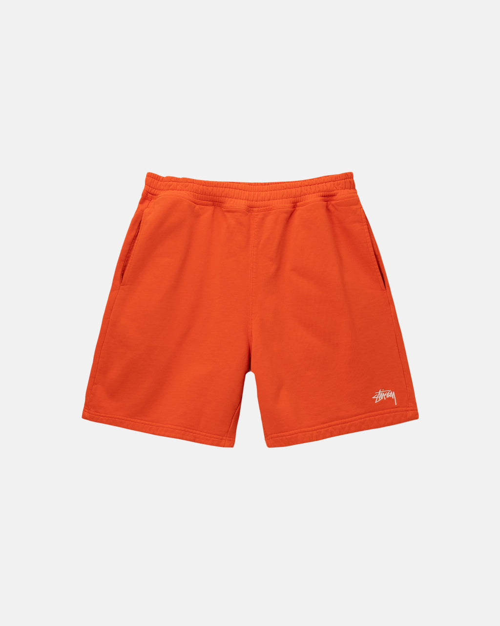 Stussy Overdyed Stock Logo Sweat Shorts Orange | 7184OGXBV