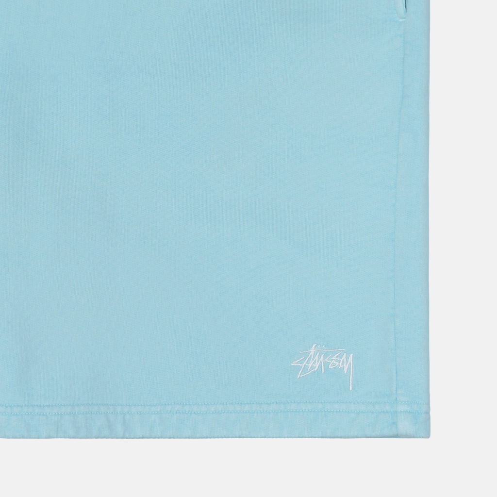 Stussy Overdyed Stock Logo Sweat Shorts Blå | 9254KHVYM