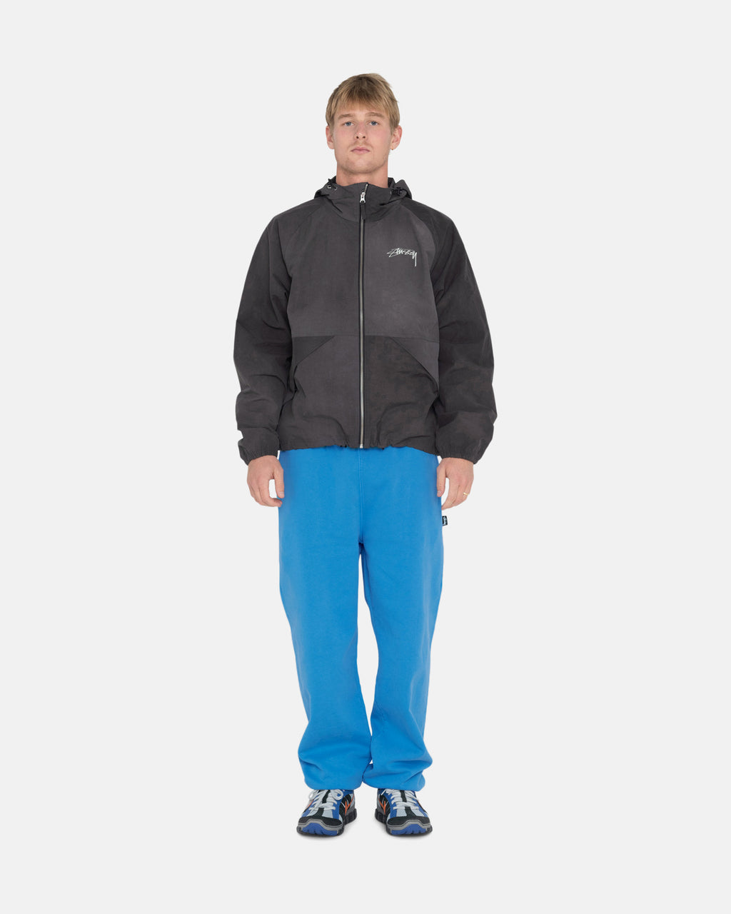 Stussy Pigment Dyed Fleece Bukser Blå | 1059GXWKM