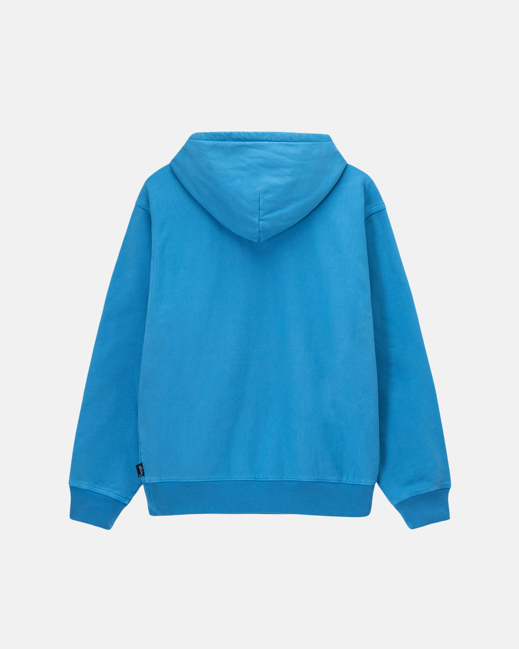 Stussy Pigment Dyed Fleece Hættetrøje Blå | 9104RAQGM