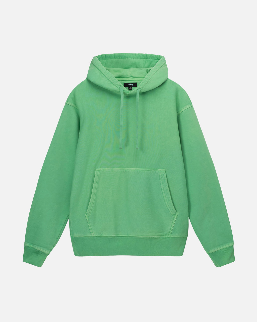 Stussy Pigment Dyed Fleece Hættetrøje Grøn | 4630KTWGB