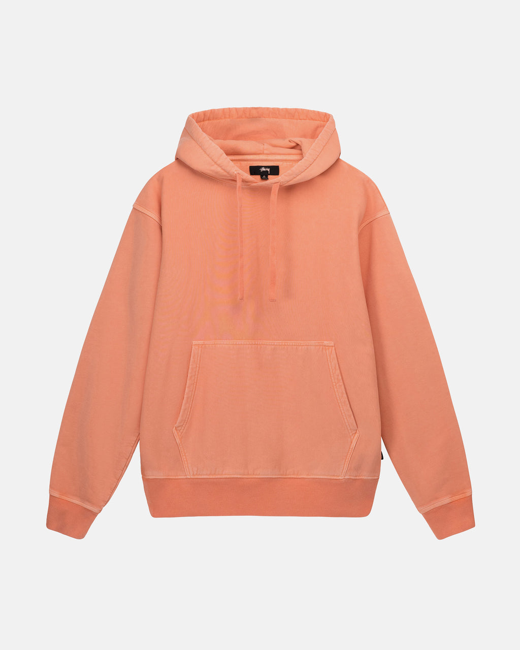 Stussy Pigment Dyed Fleece Hættetrøje Koral | 3241UJHBE