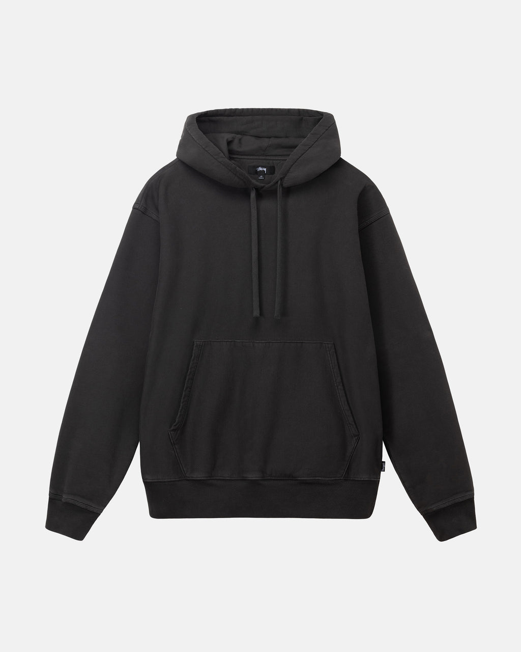 Stussy Pigment Dyed Fleece Hættetrøje Sort | 0862EVHKF