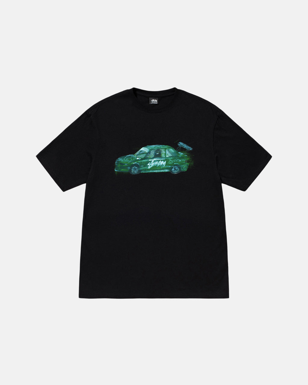 Stussy Racecar Løbe T-shirt Sort | 7183PGYRO