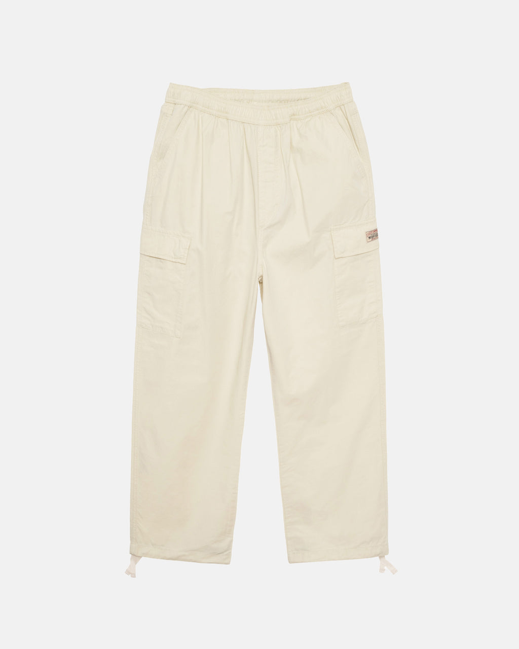 Stussy Ripstop Beach Bukser Hvide | 5147LYAHU