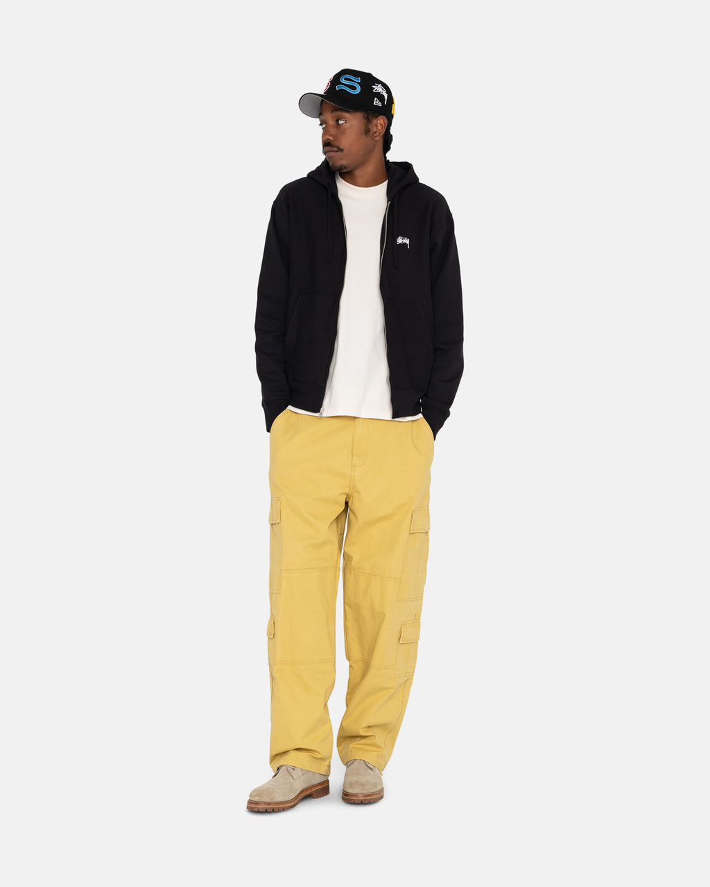 Stussy Ripstop Surplus Cargo Bukser Sulphur | 4230NQHVF