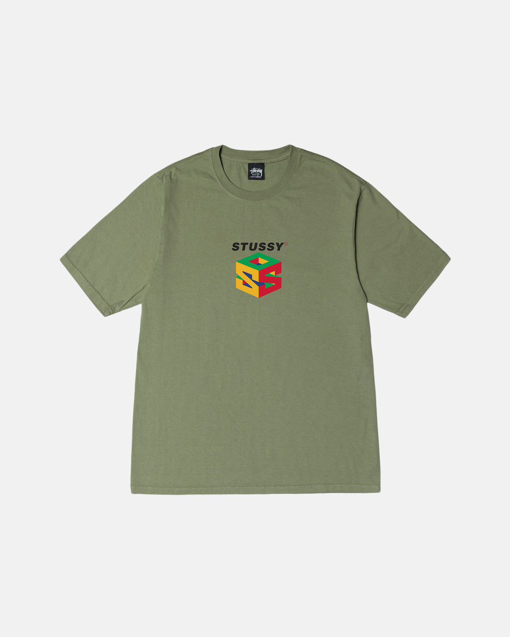 Stussy S64 Pigment Dyed Løbe T-shirt Artichoke | 8501CDEGX