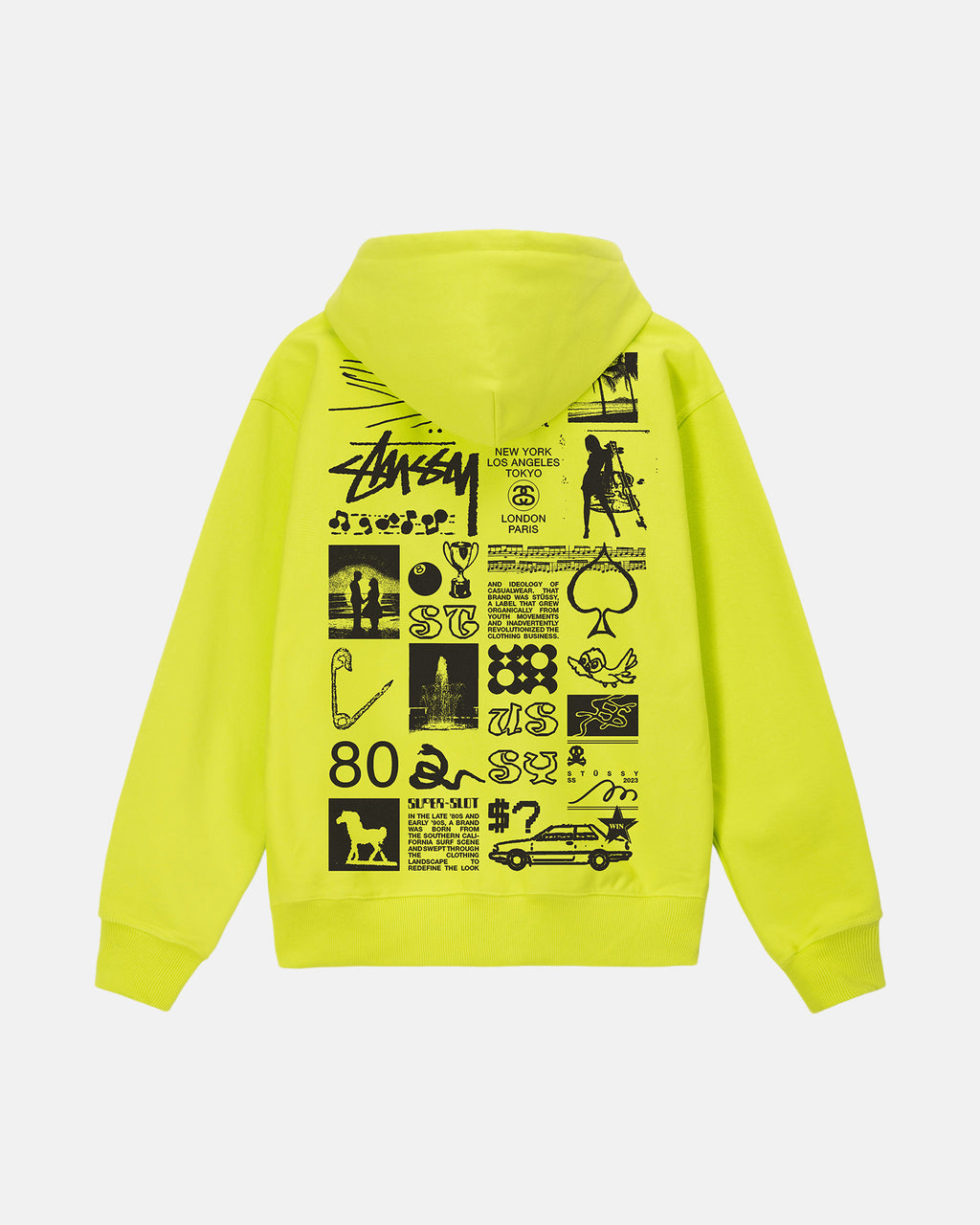 Stussy Sara Zip Hættetrøje Keylime | 5423CJRSH