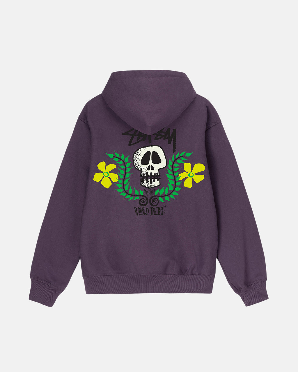 Stussy Skull Crest Zip Hættetrøje Lilla | 6291JZUAH