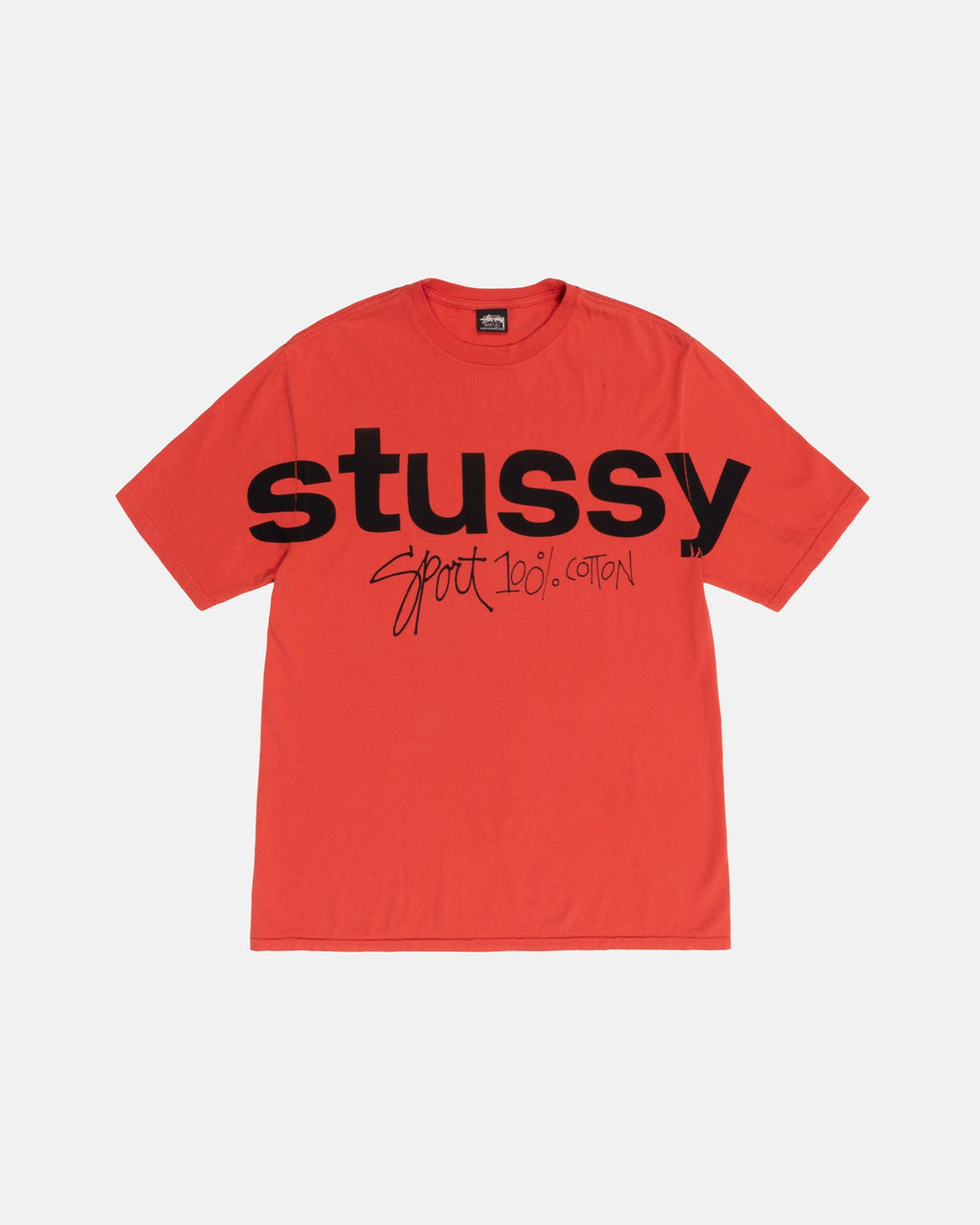 Stussy Sports 100% Pigment Dyed Løbe T-shirt Lyserød | 4378HBOQE