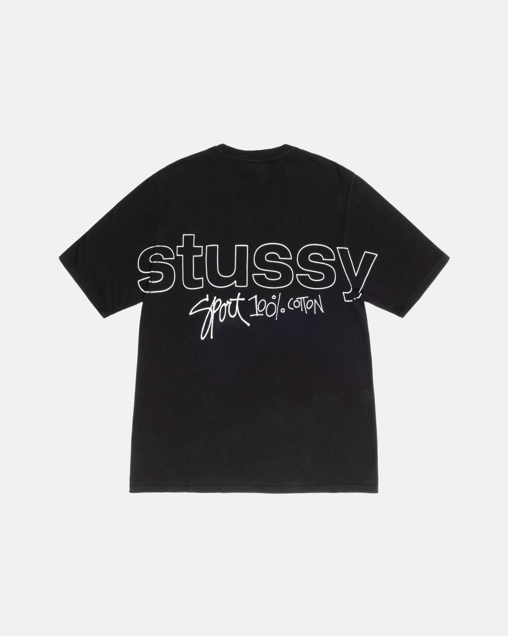 Stussy Sports 100% Pigment Dyed Løbe T-shirt Sort | 6219MKRNX