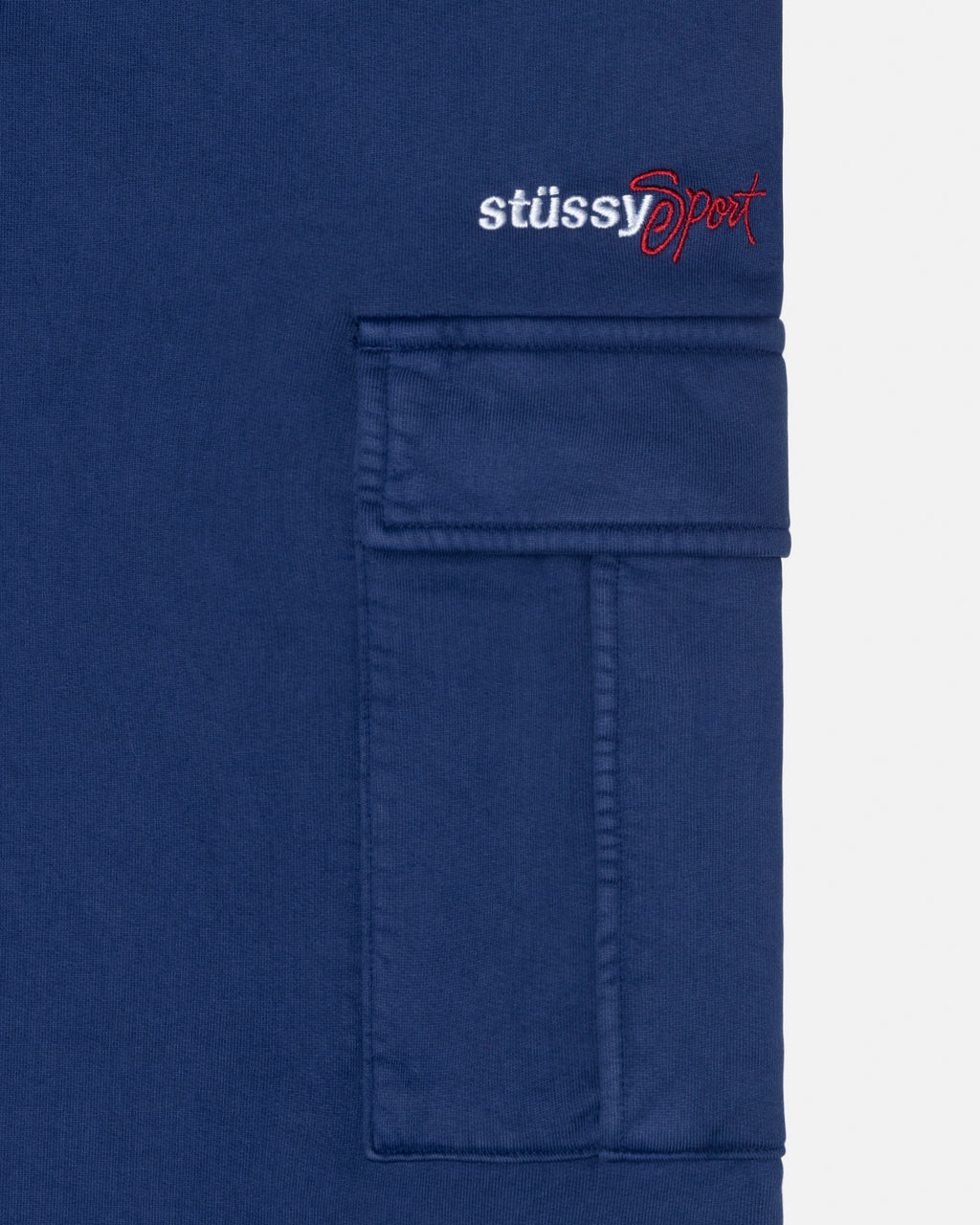 Stussy Sports Fleece Bukser Blå | 6190DPFTH