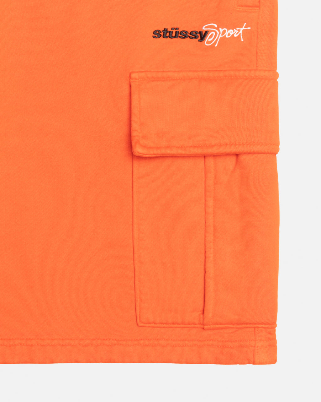 Stussy Sports Fleece Shorts Orange | 0914UGPOK