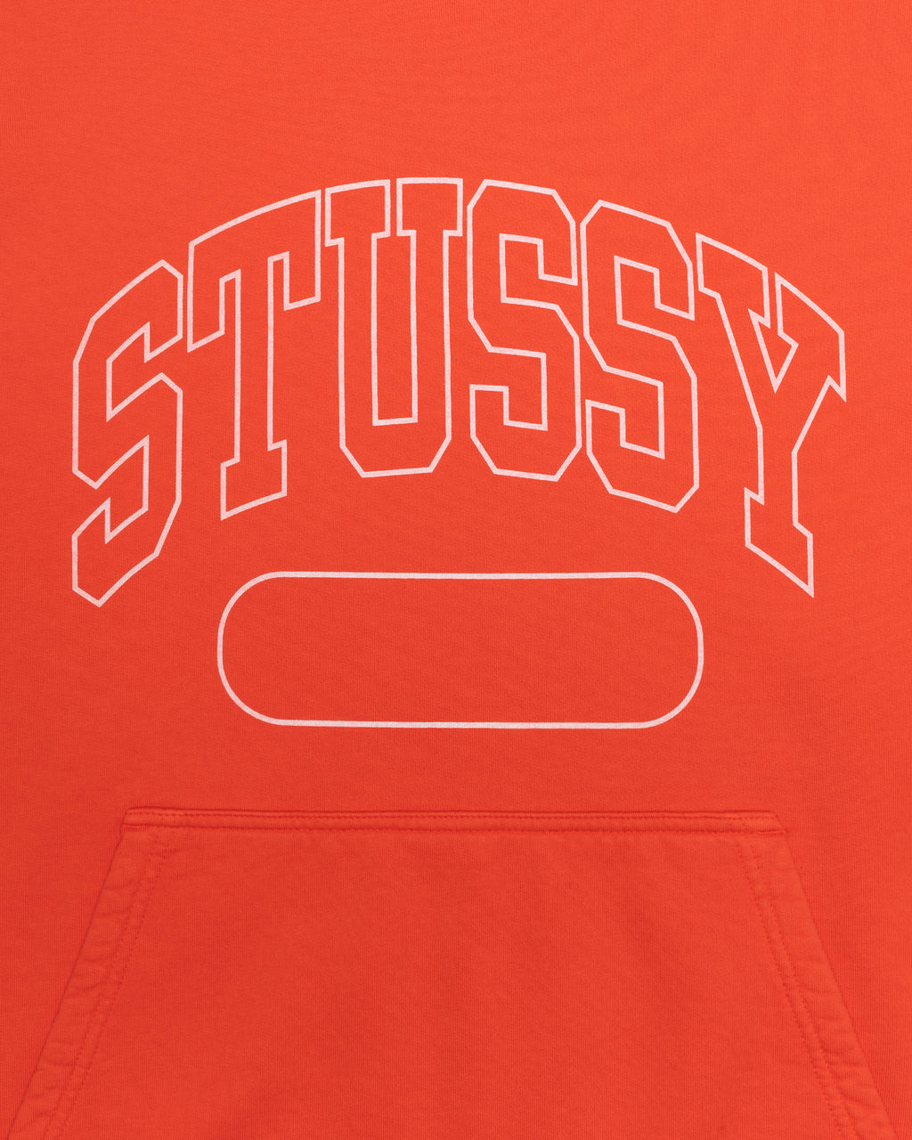 Stussy Ss Boxy Cropped Hættetrøje Dyb Orange | 6247PCIXY