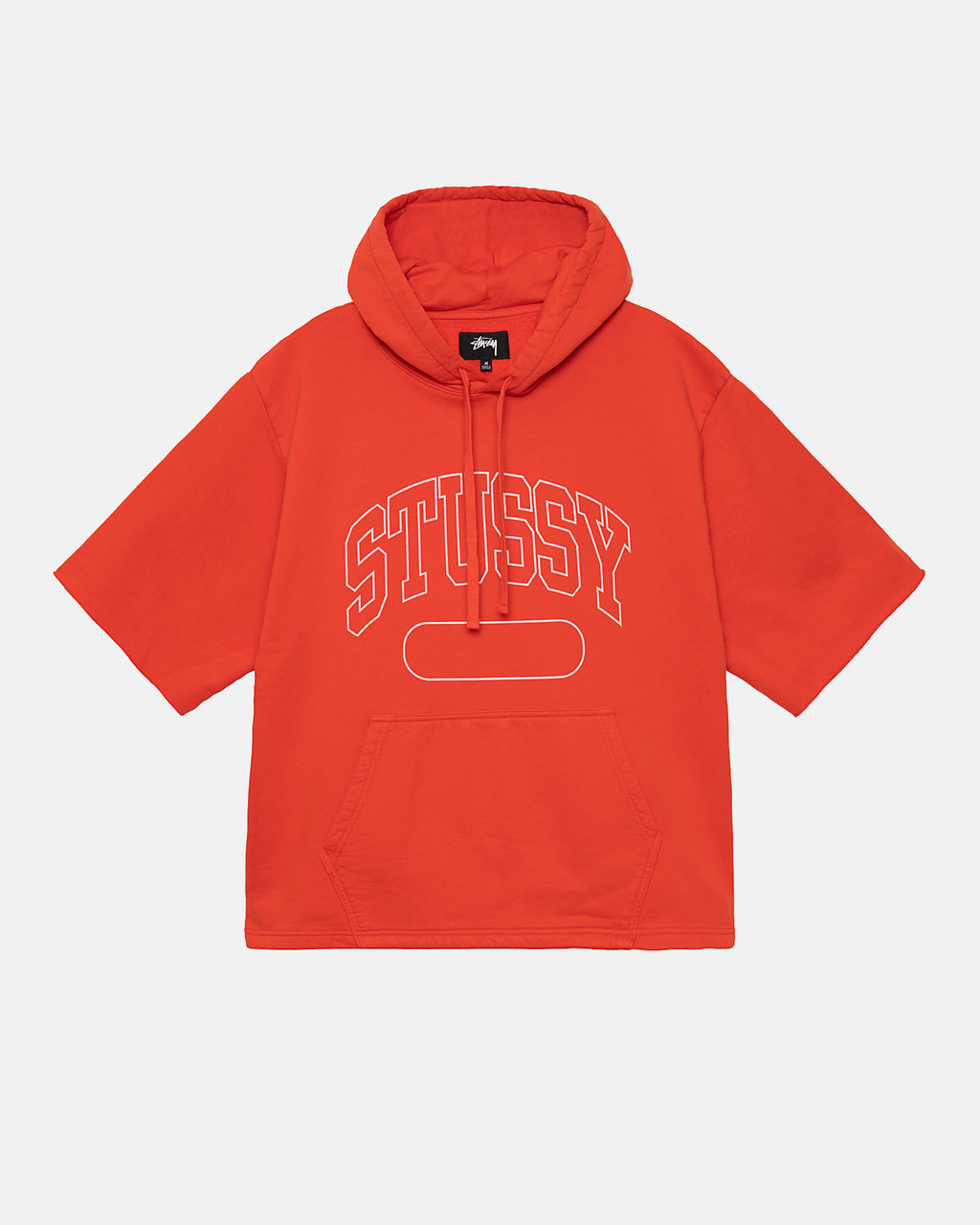 Stussy Ss Boxy Cropped Hættetrøje Dyb Orange | 6247PCIXY