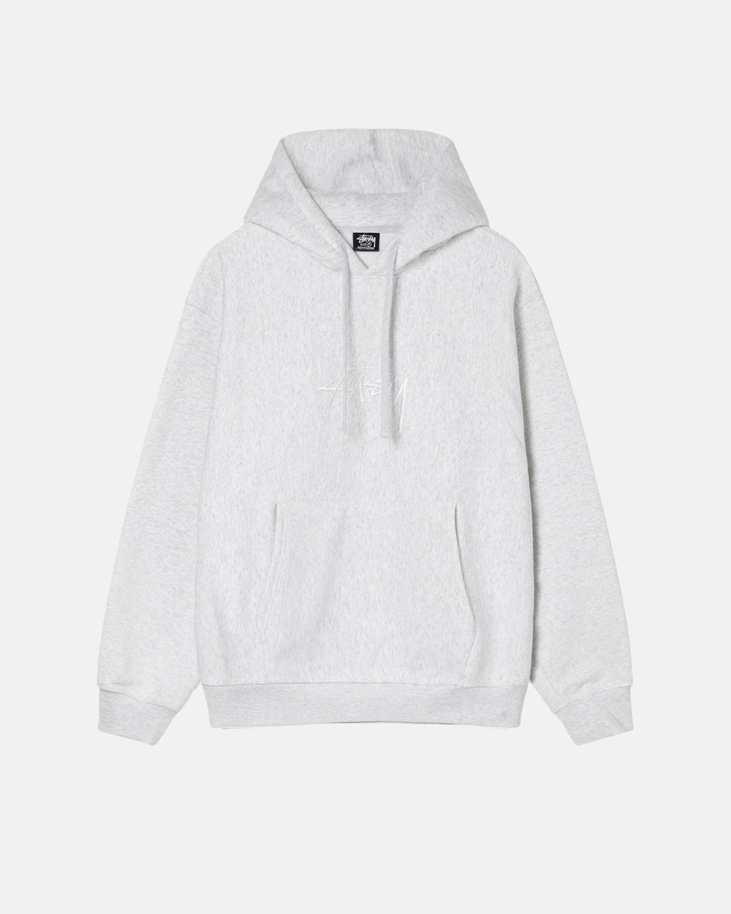 Stussy Stock Logo Applique Hættetrøje Grå | 8213ZRPYG