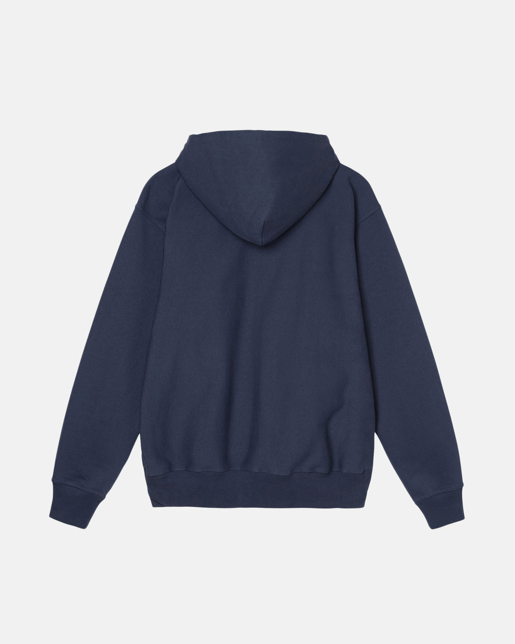 Stussy Stock Logo Zip Hættetrøje Mørkeblå | 4673GQVIP