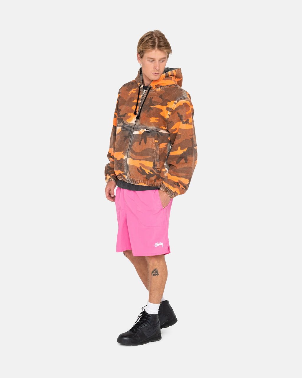 Stussy Stock Strand Shorts Lyserød | 8709UJFWH