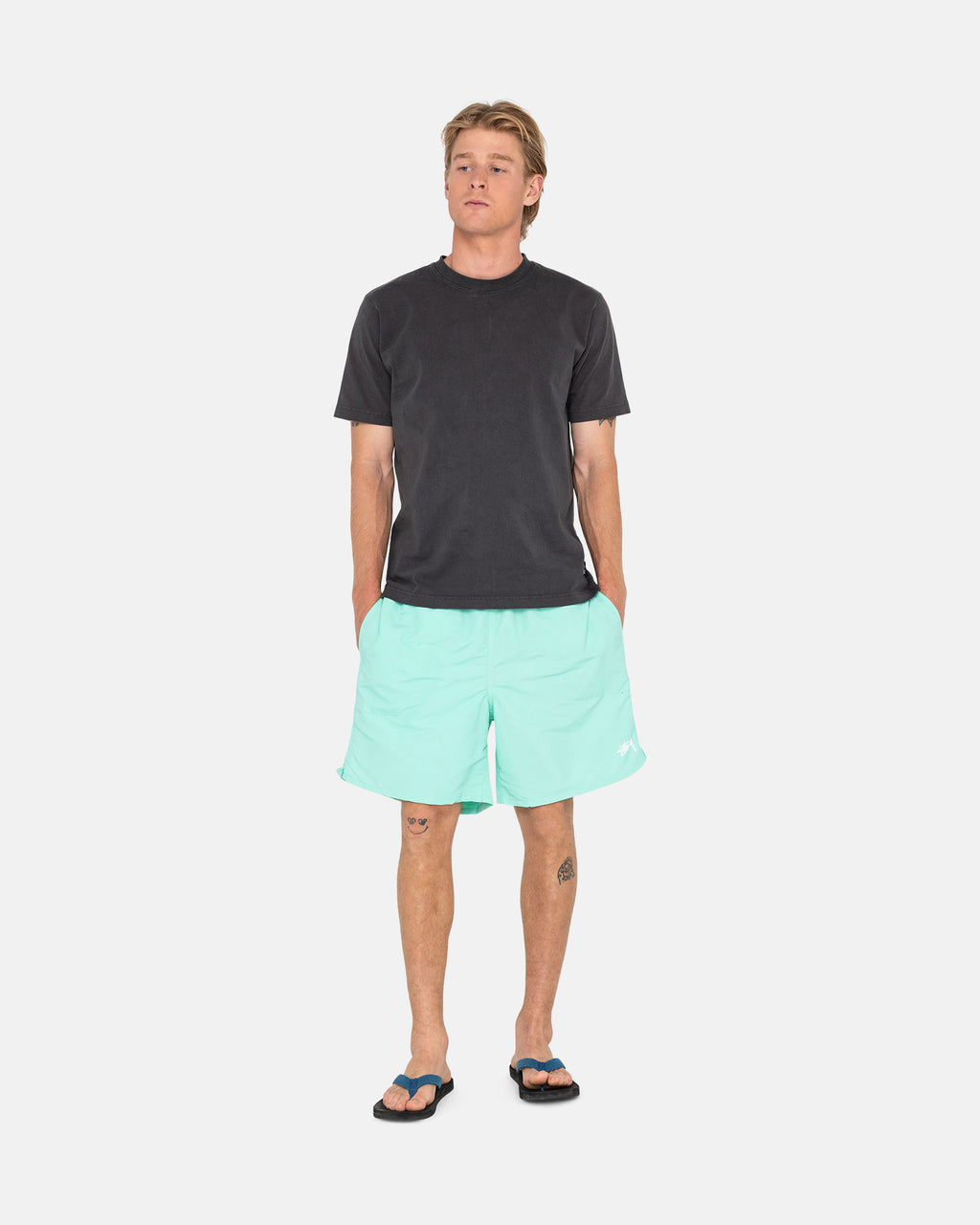 Stussy Stock Strand Shorts Lyseturkis | 9341OSFAC