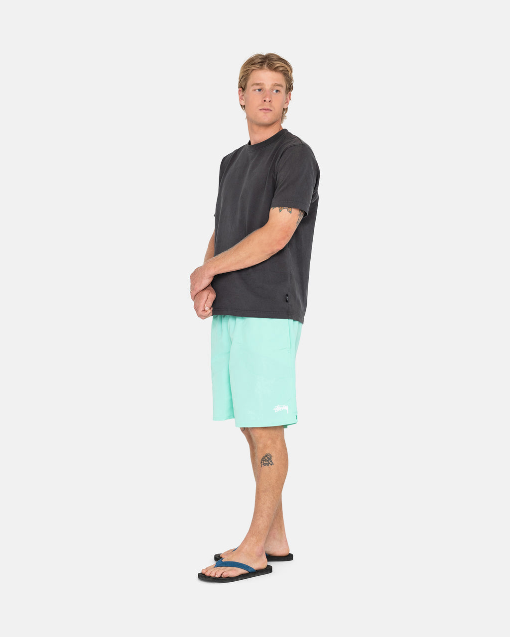 Stussy Stock Strand Shorts Lyseturkis | 9341OSFAC