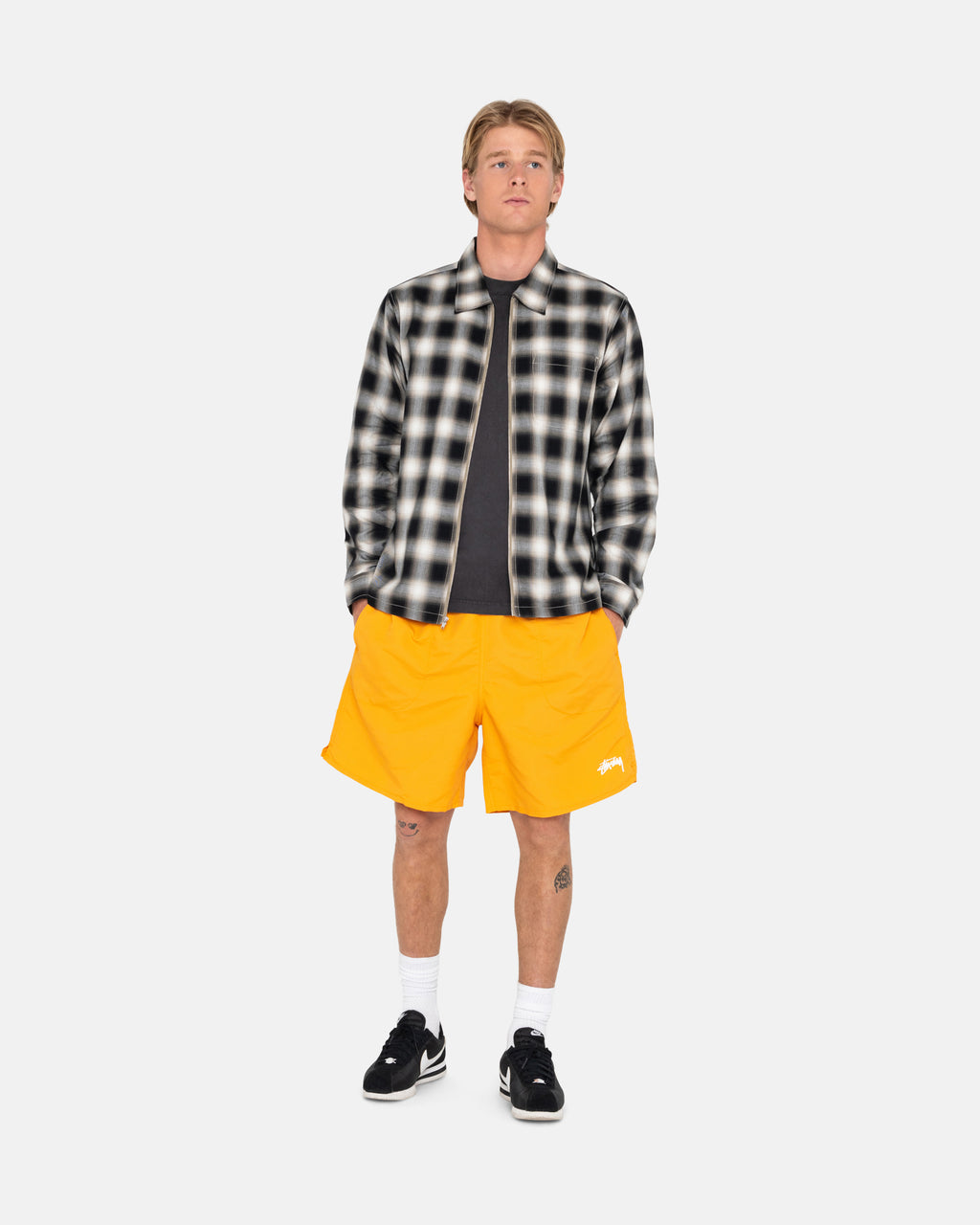 Stussy Stock Strand Shorts Tangerine | 2346KDAWO