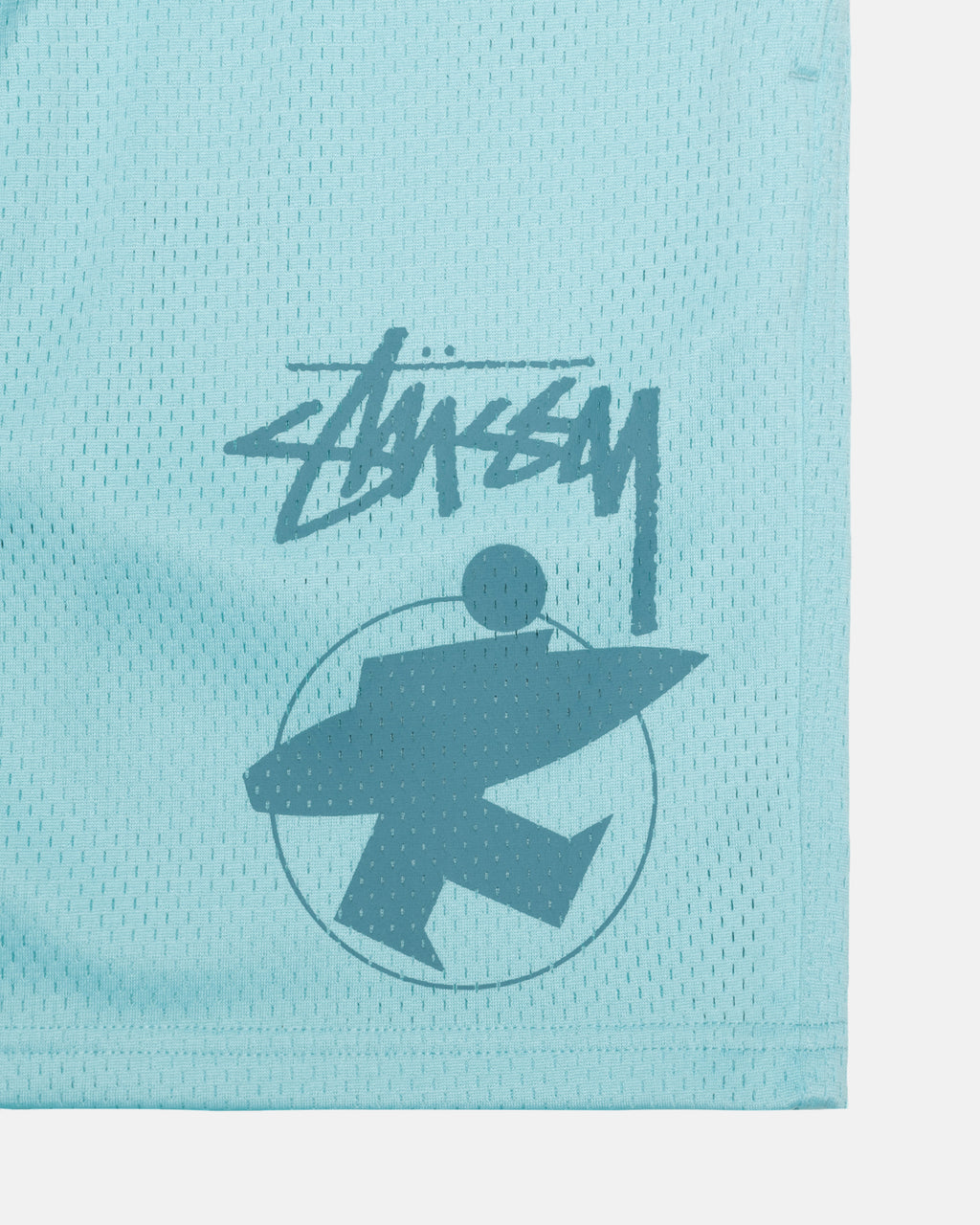 Stussy Surfman Mesh Shorts Lyseturkis | 2853WRXHL