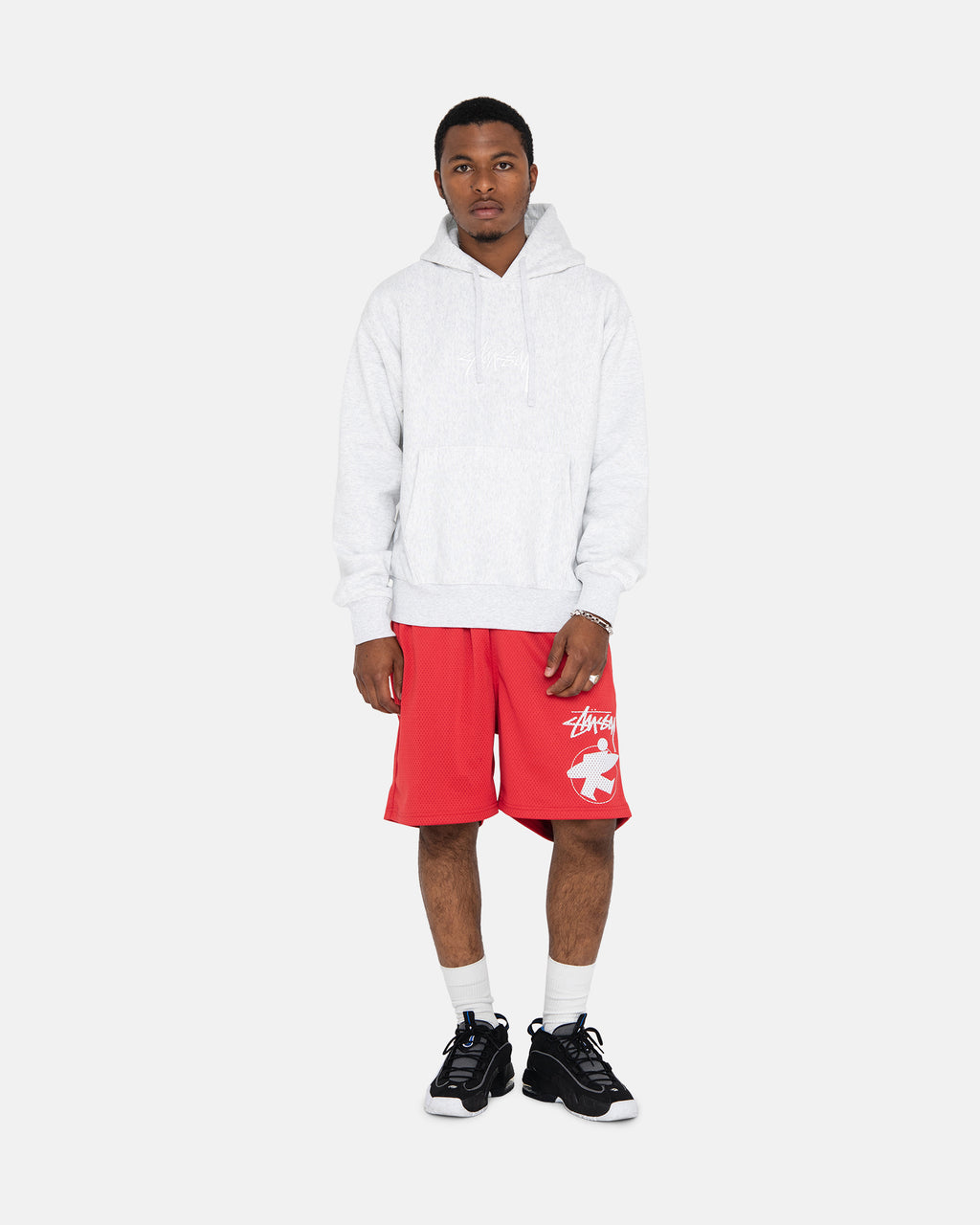 Stussy Surfman Mesh Shorts Rød | 3298ONIBG