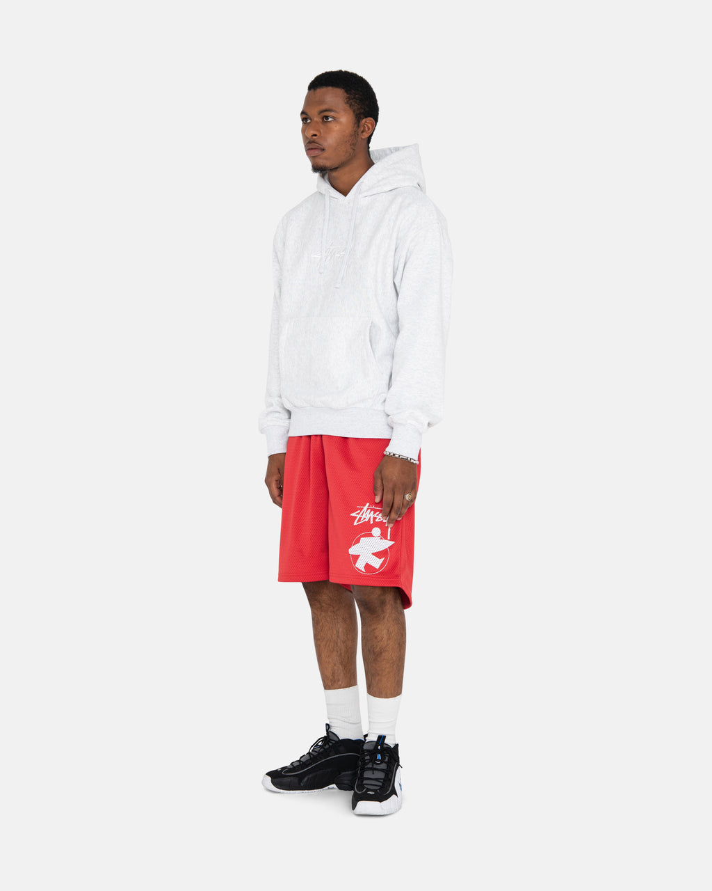 Stussy Surfman Mesh Shorts Rød | 3298ONIBG