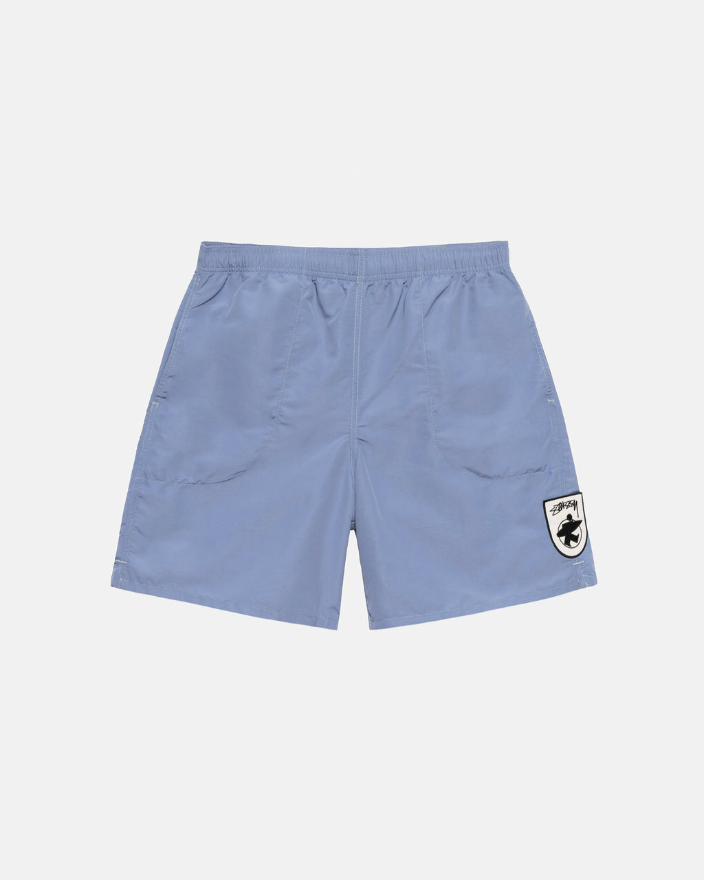 Stussy Surfman Patch Strand Shorts Blå | 2370UNEOV