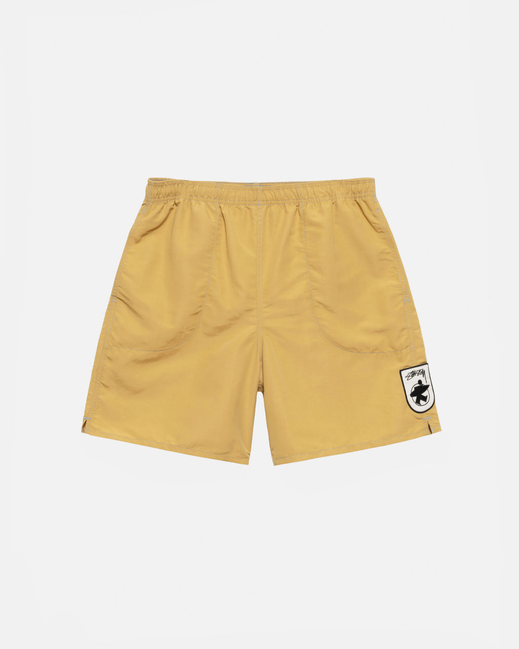 Stussy Surfman Patch Strand Shorts Sulphur | 4618YPJIH